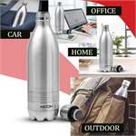 Milton Thermosteel Duo Deluxe Bottle- Silver- 1 Litre